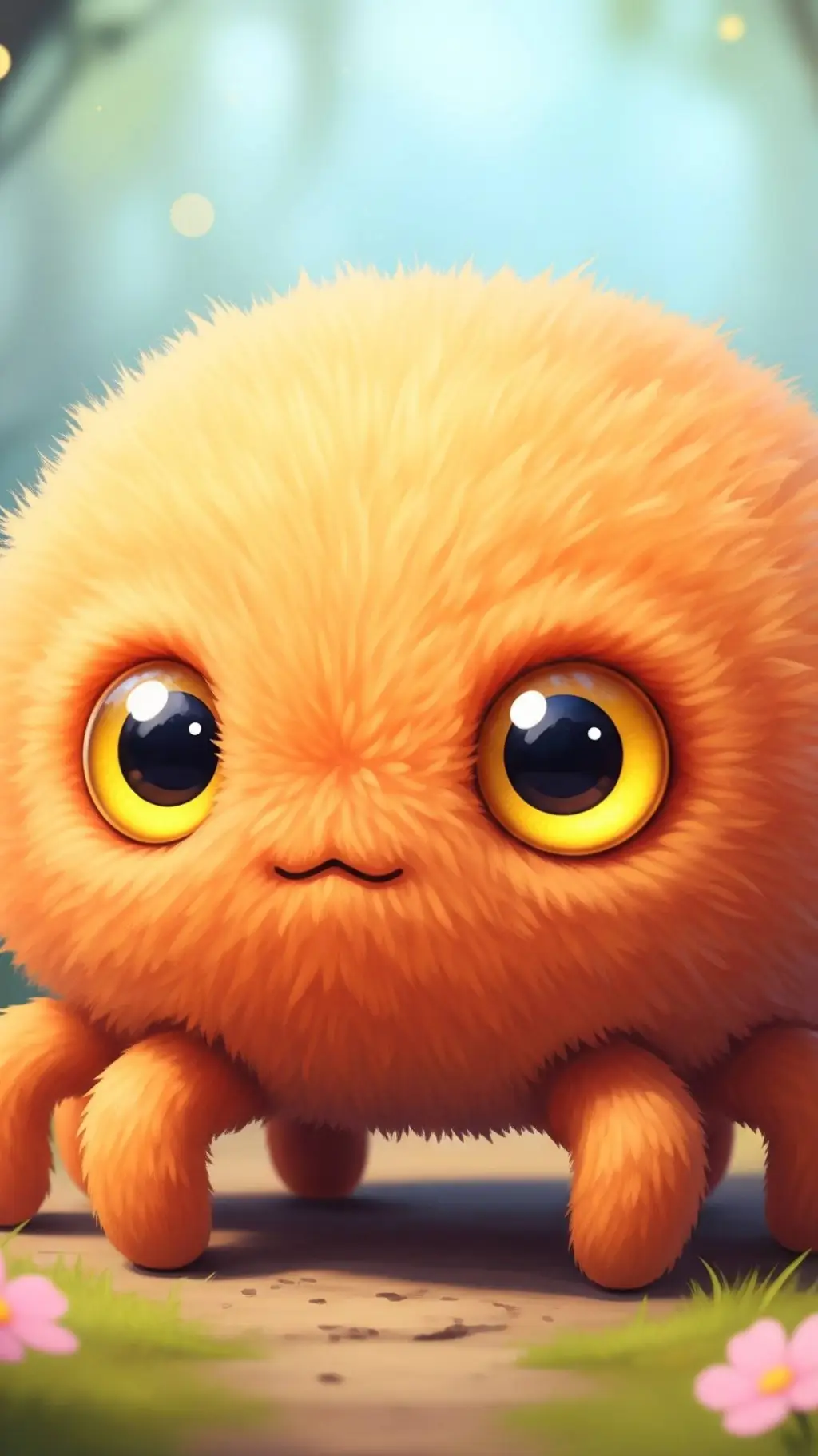 ai character: Tangerine background