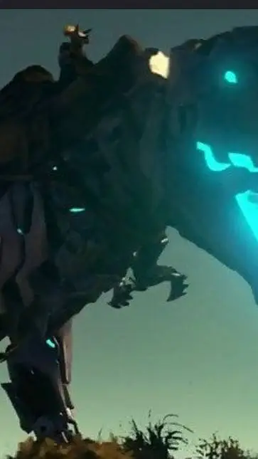ai character: T-rex background
