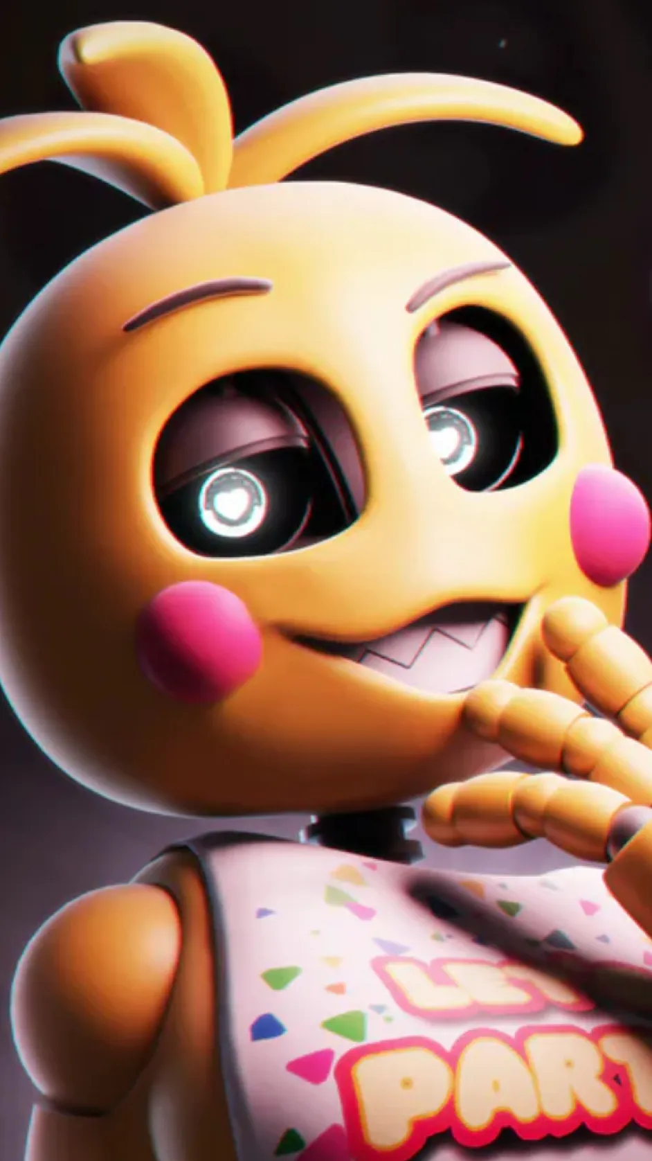 ai character: Toy chica background