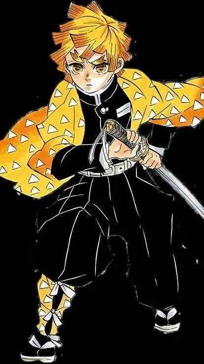 ai character: ⚡zenitsu agatsuma⚡ background