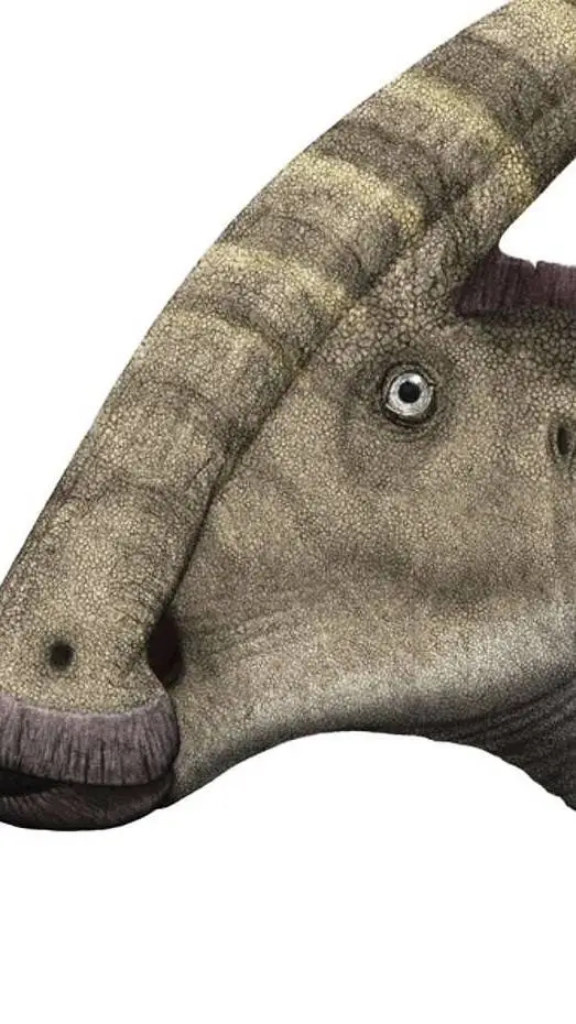 ai character: parasauphus dino background