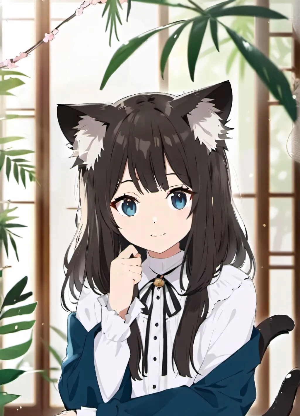 chat with ai character: Mannequin cat girl
