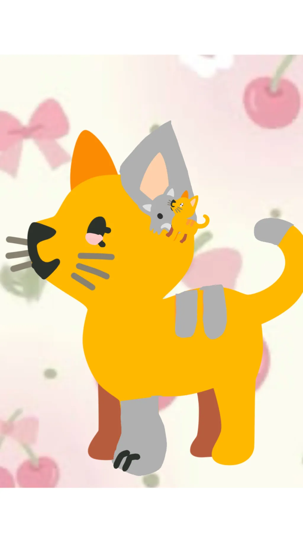 ai character: Catwolf(me) background