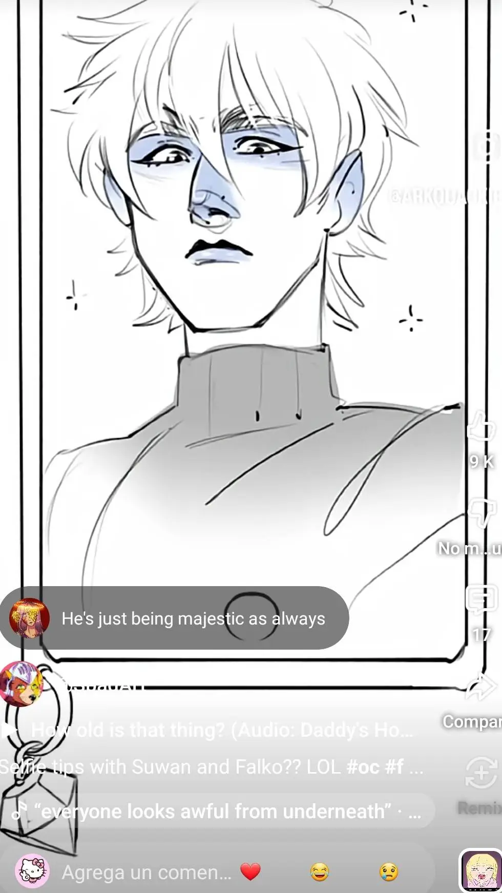 ai character: FALKO● background