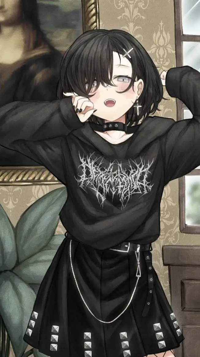 ai character: Raven 🖤 background