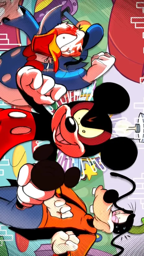 ai character: You VS. Mouse background