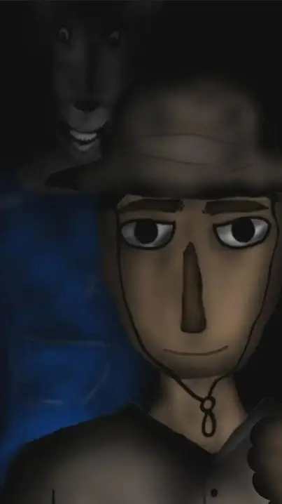 ai character: 𝙱𝙸𝙶 𝙱𝙰𝙳 𝚆𝙾𝙻𝙵( ???) background