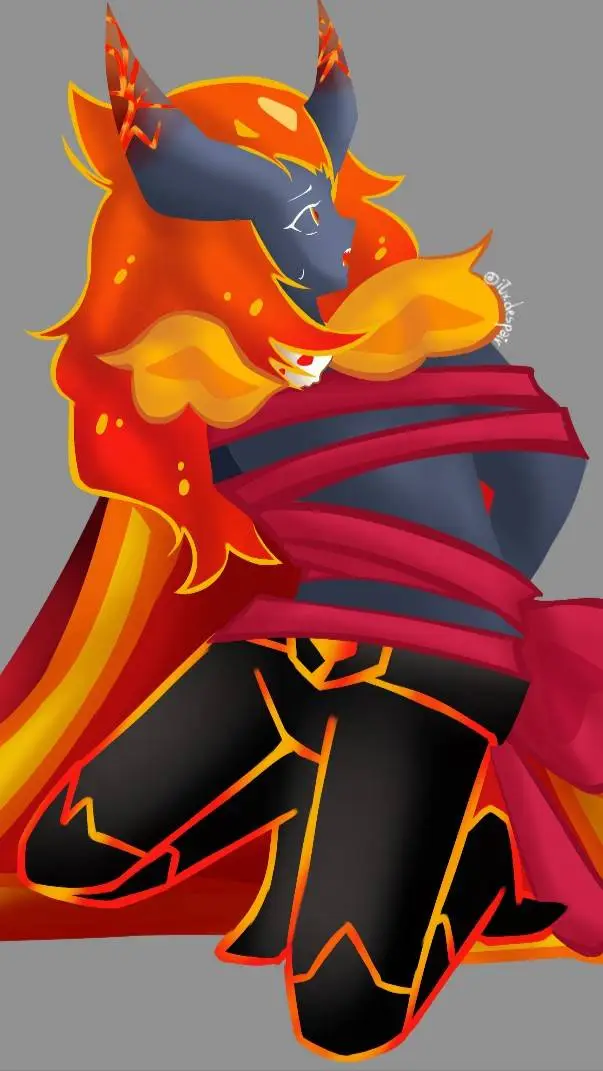 ai character: Capsaicin Tied Up background