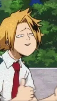 ai character: Denki Kaminari background