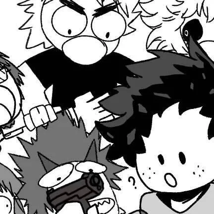 chat with ai character: Deku found a gun