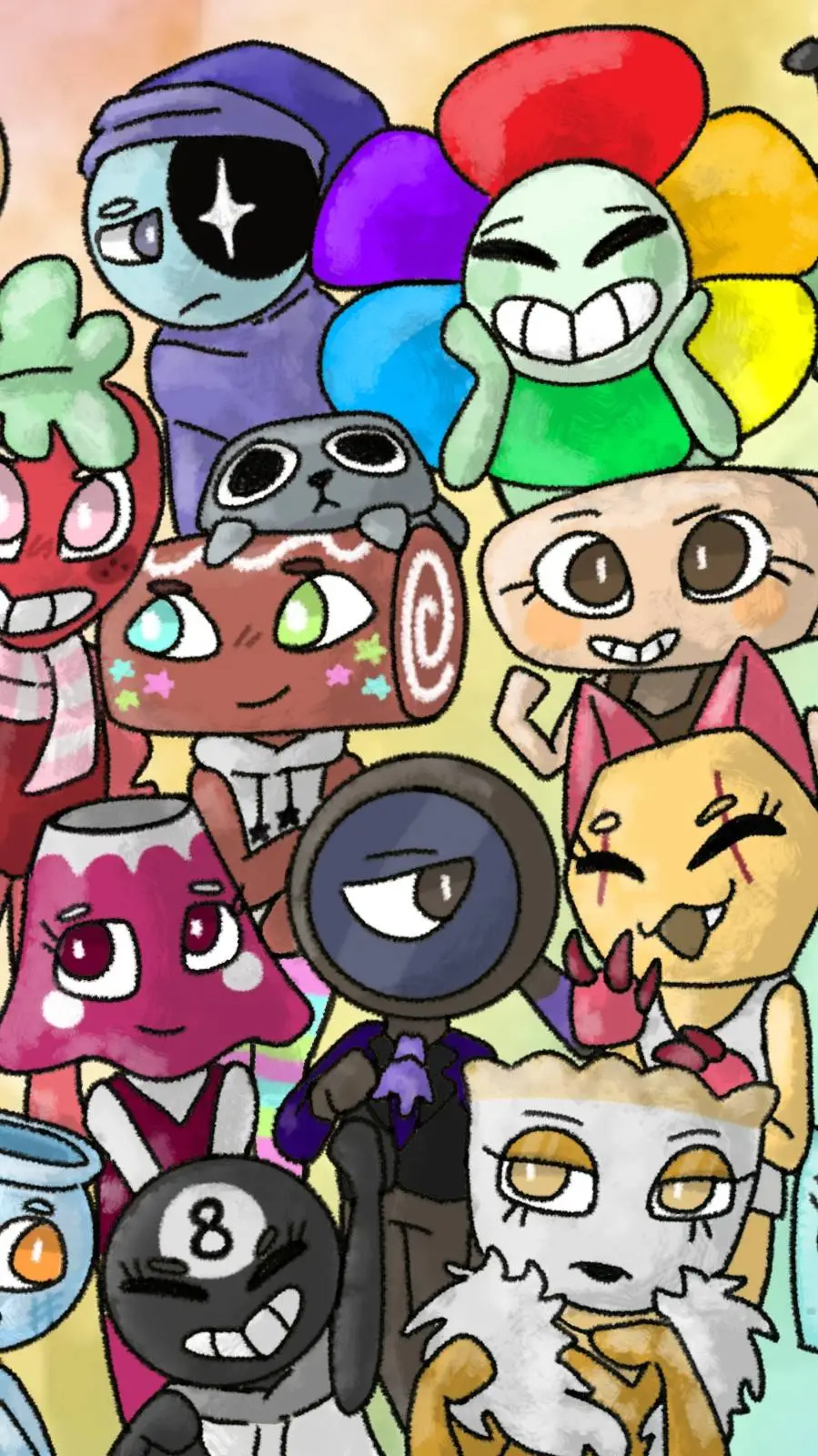 ai character: Dandys Word background