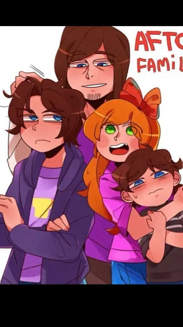 ai character: Afton family 2026 background