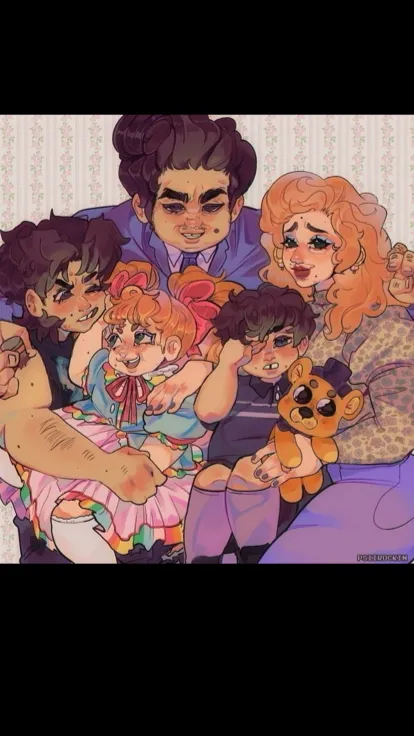 ai character: Afton Family Karen background