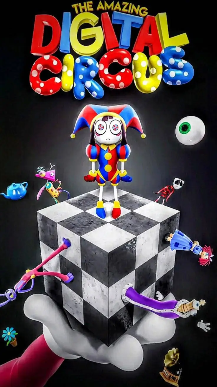 ai character: digital circus  background