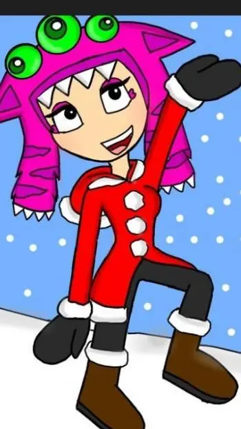 ai character: mikka navideña  background