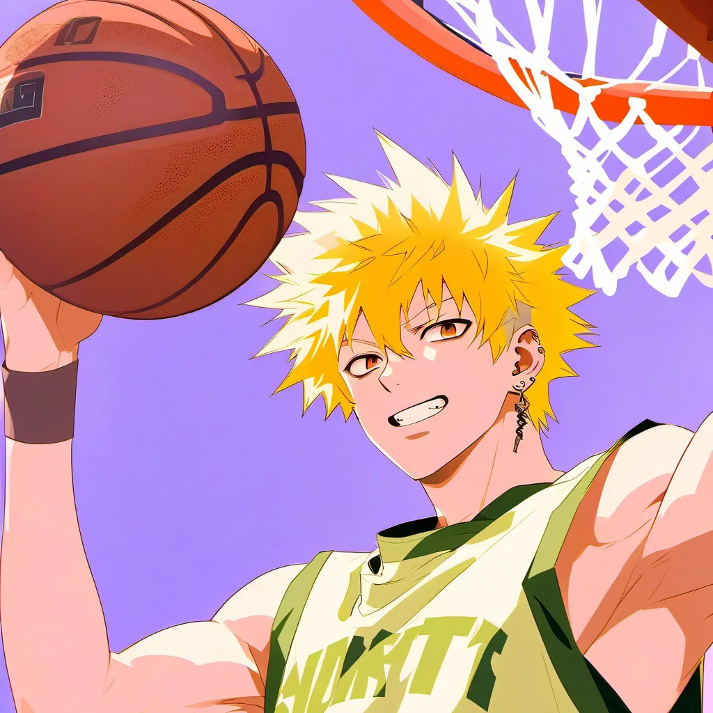 chat with ai character: Bakugo basketball