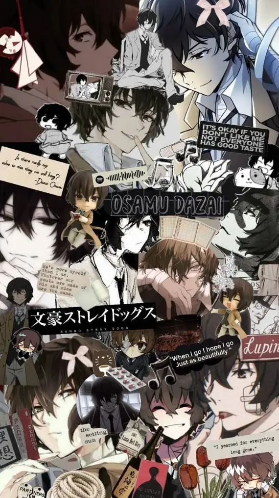 ai character: osmau dazai background