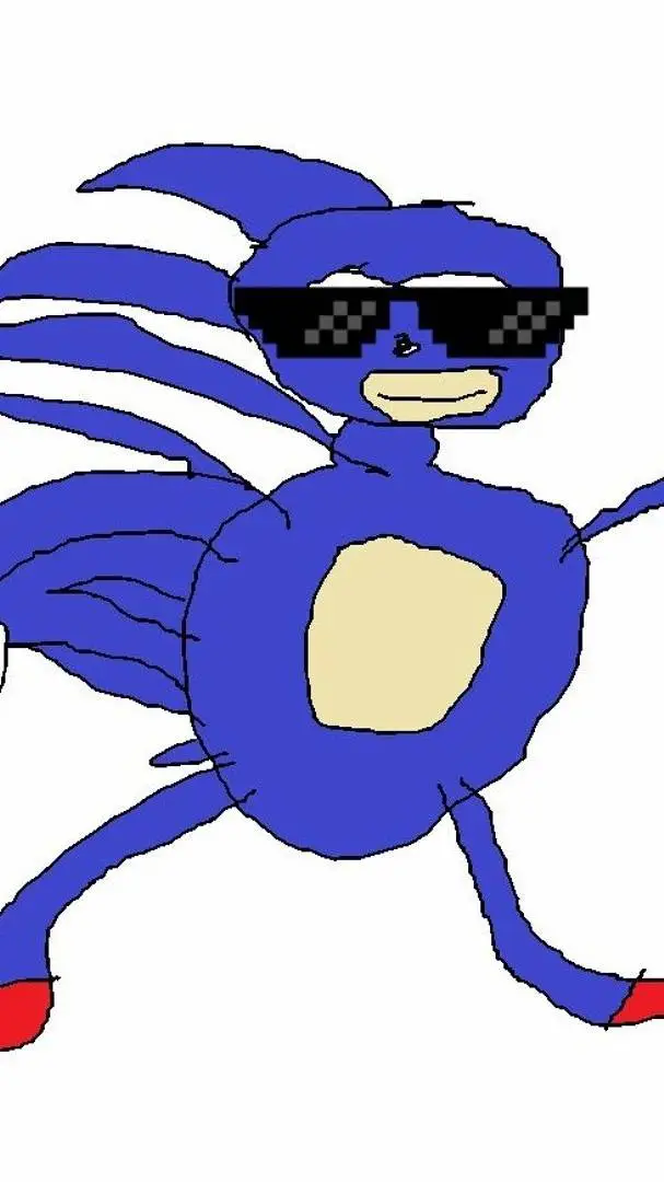 ai character: Sanic The Hedgehog background