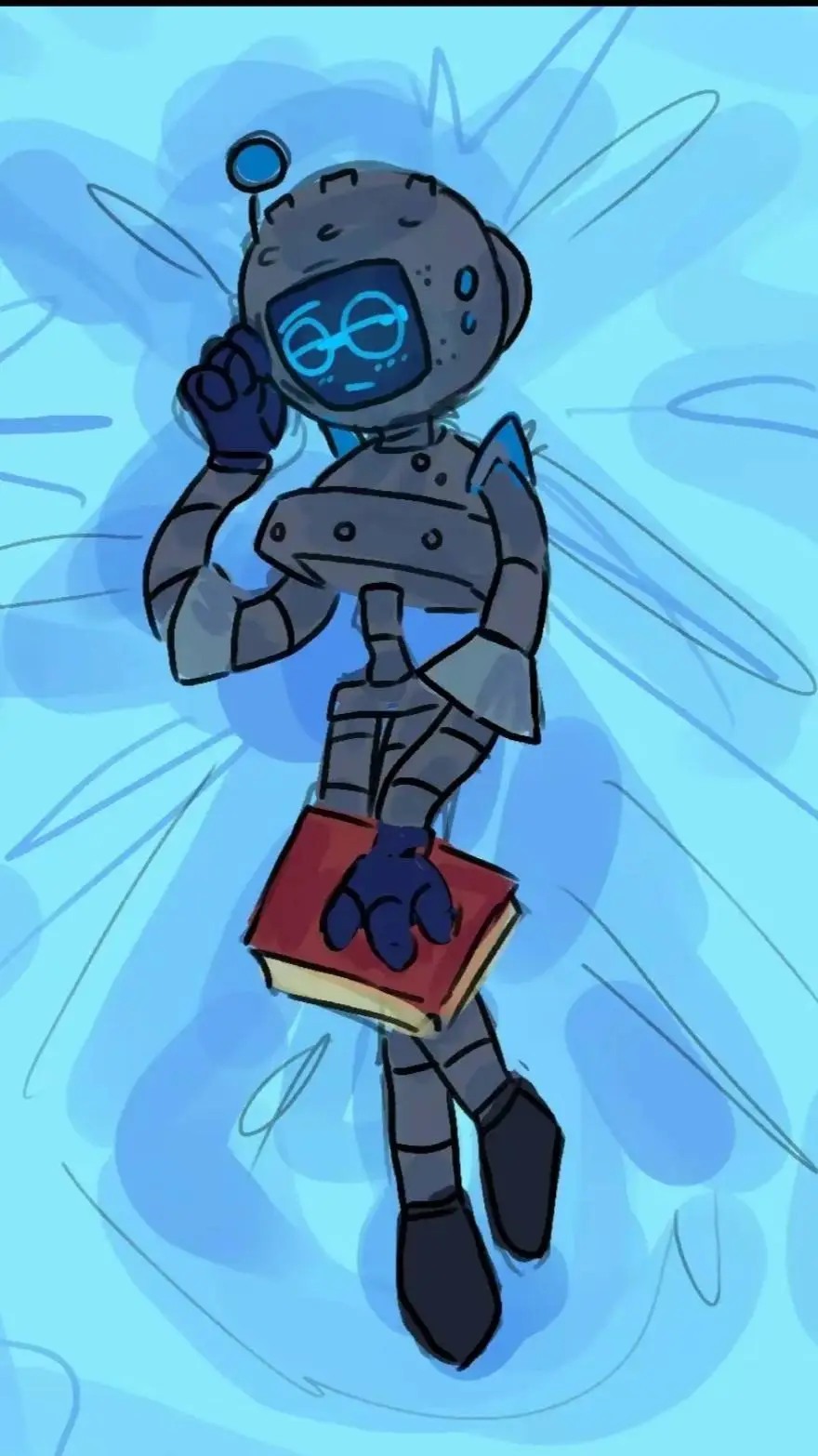 ai character: super smart Karen💙 background