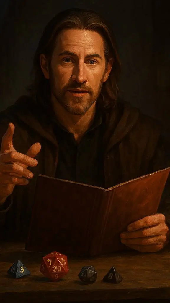 ai character: The Dungeon Master background