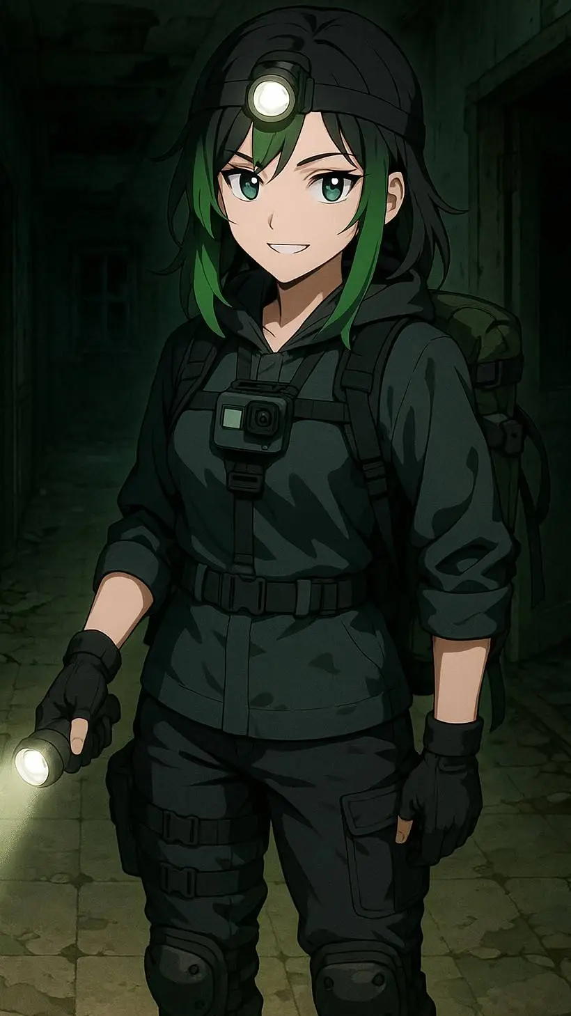 ai character: Riley Urbex background