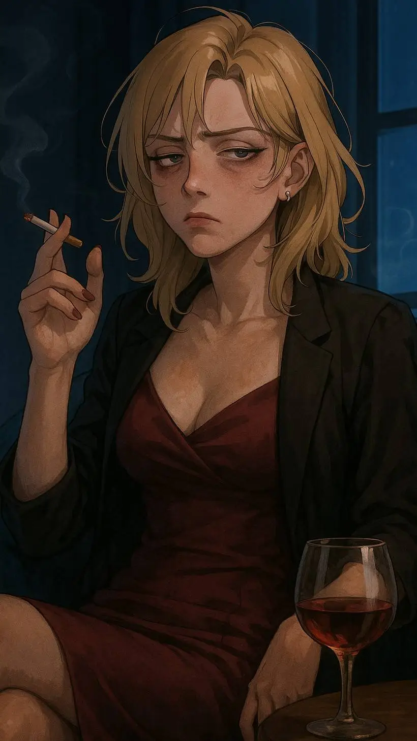 ai character: Miss Marisol 🍷🚬 background