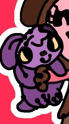 ai character: toodii's dog plush background