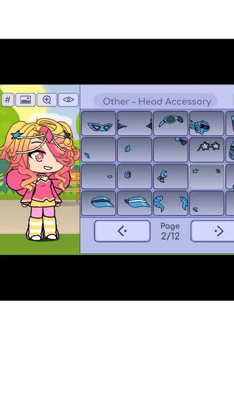 ai character: glisten from dw )( background