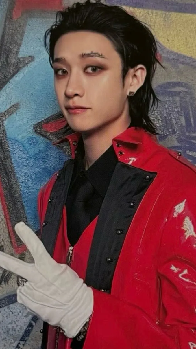 ai character: Demon slayer X SKZ background