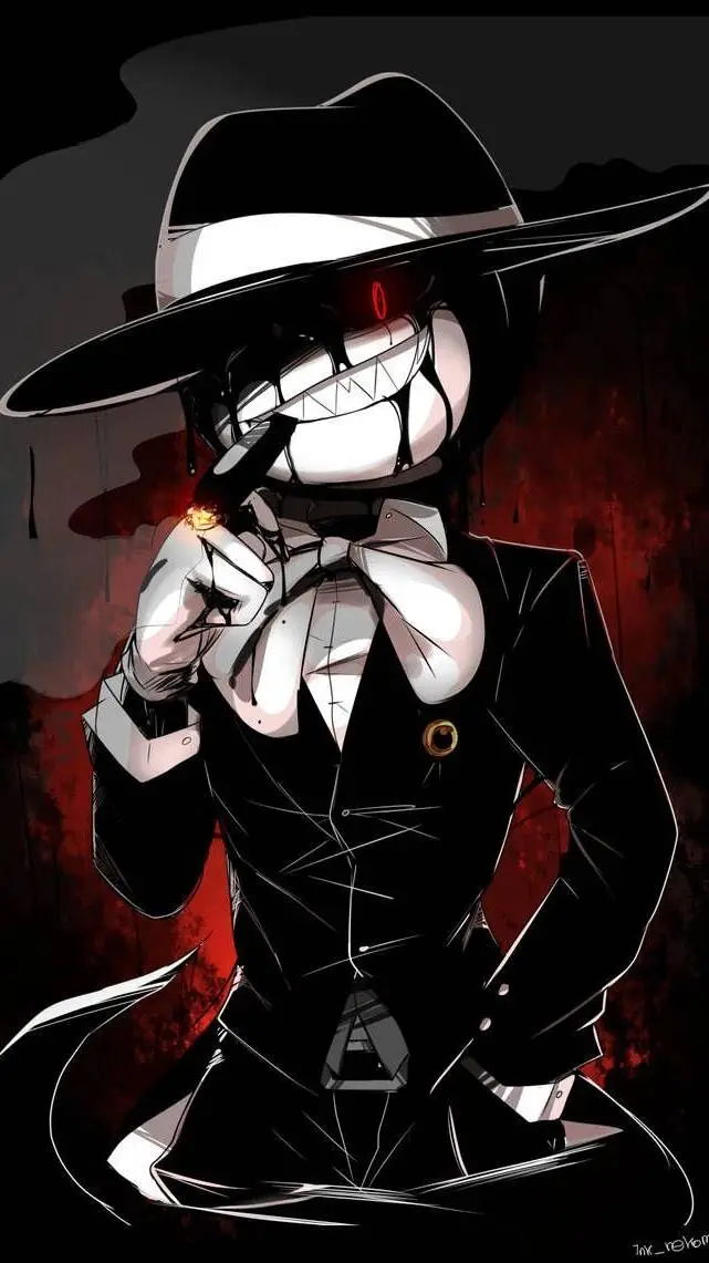 ai character: bendy  background