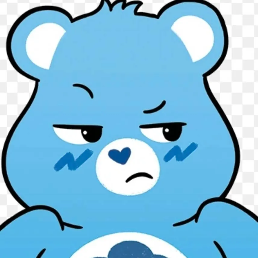 chat with ai character: Grumpy Bear