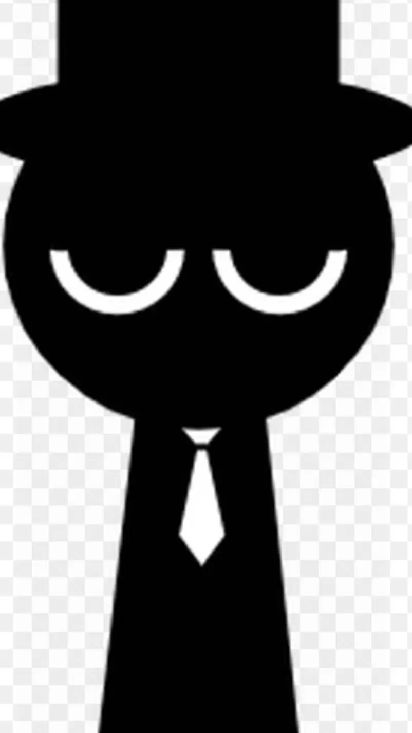 ai character: black background