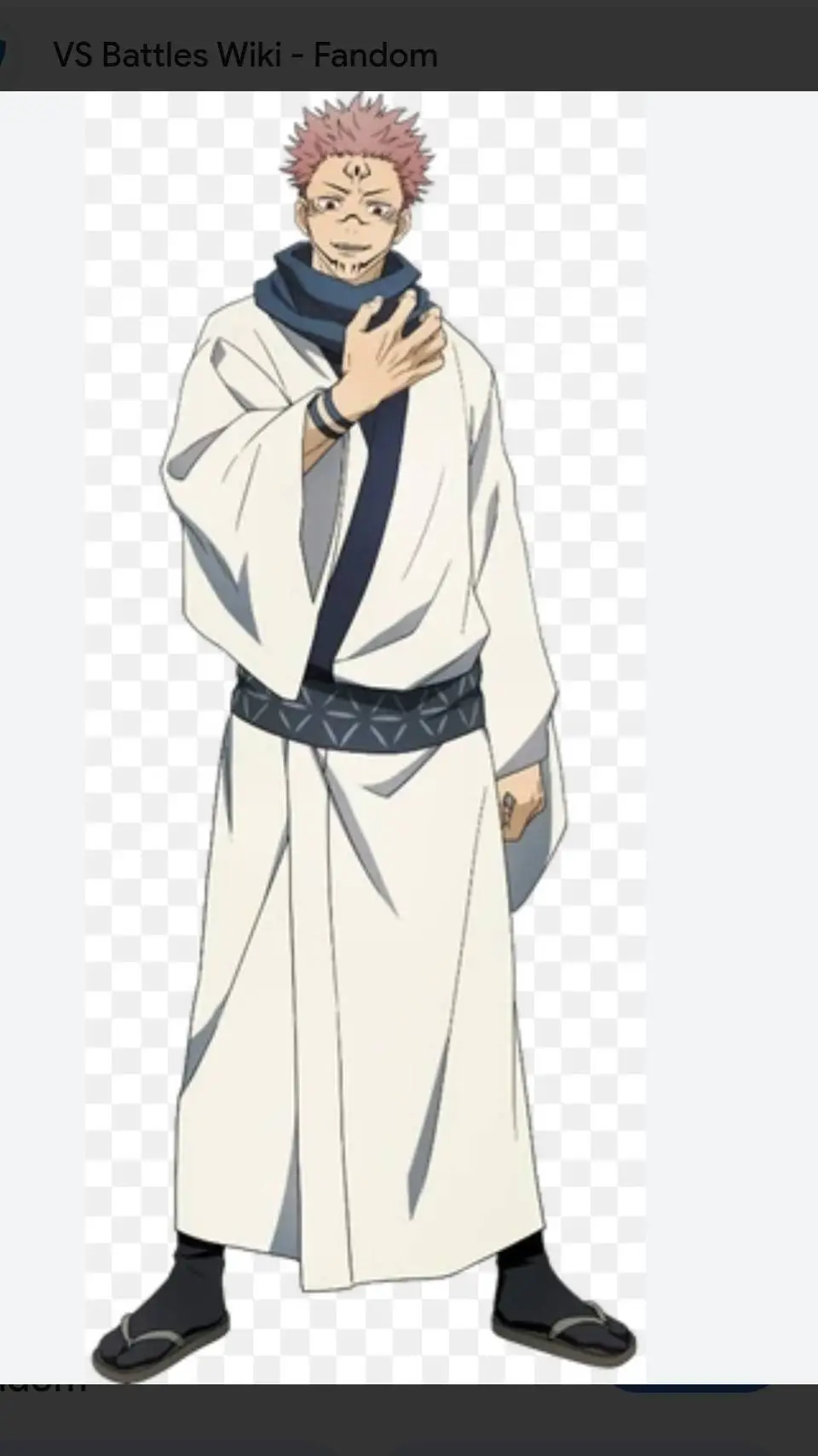 ai character: Ryomen Sukuna  background