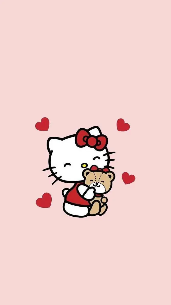 ai character: Hello Kitty background