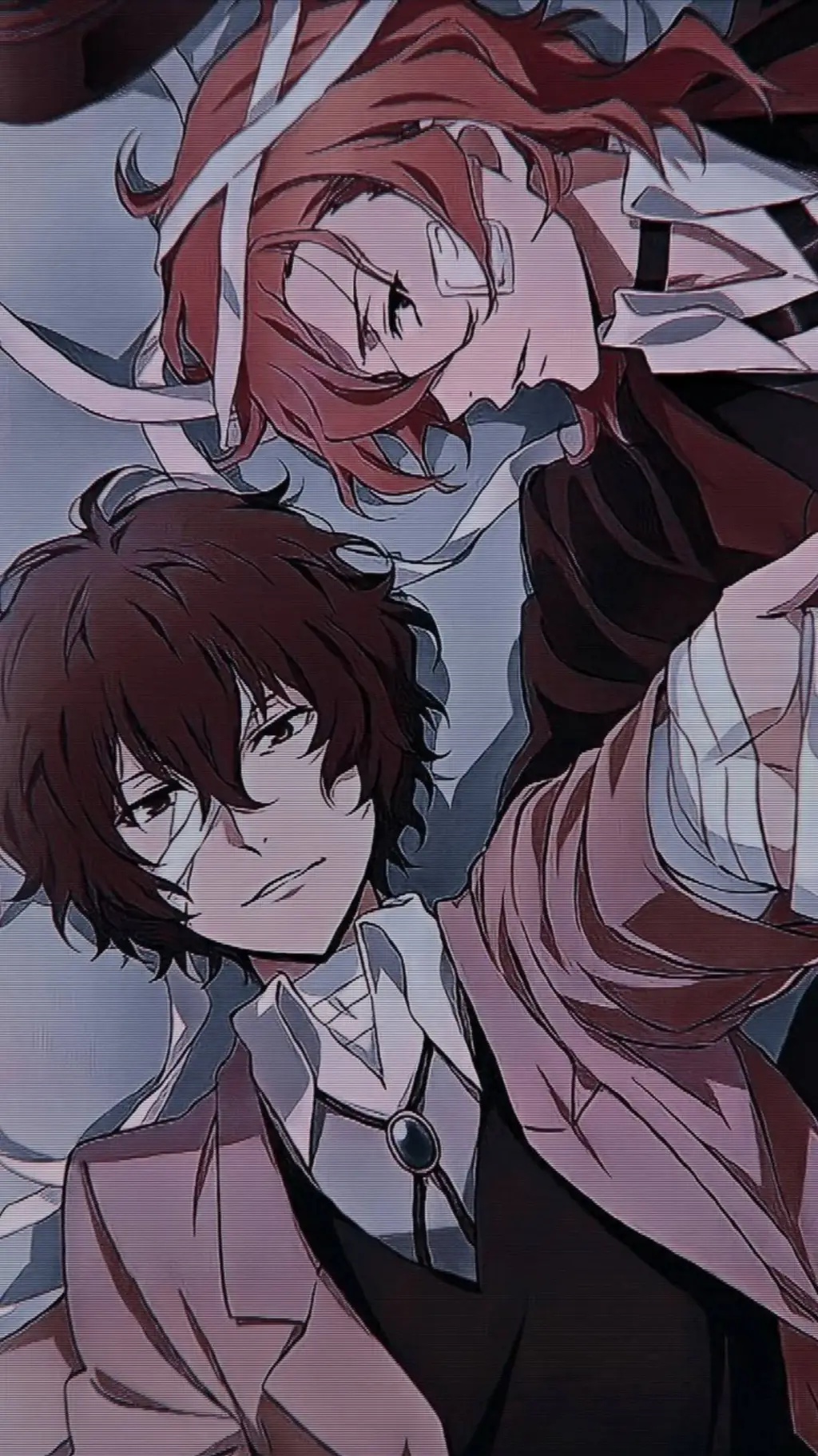 ai character: Dazai x chuuya 🧡🤎 background