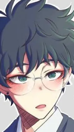 ai character: Deku  background