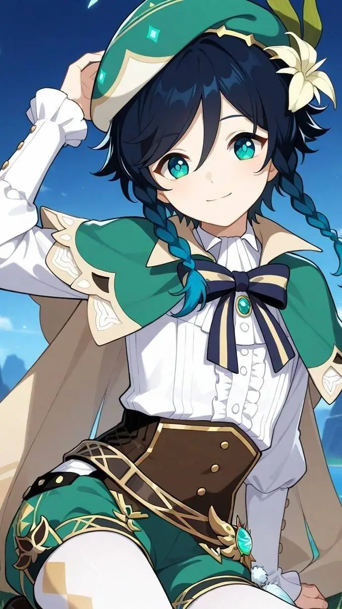 ai character: Venti background