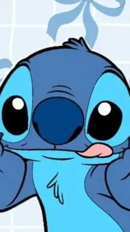 ai character: stitch!!💙 background