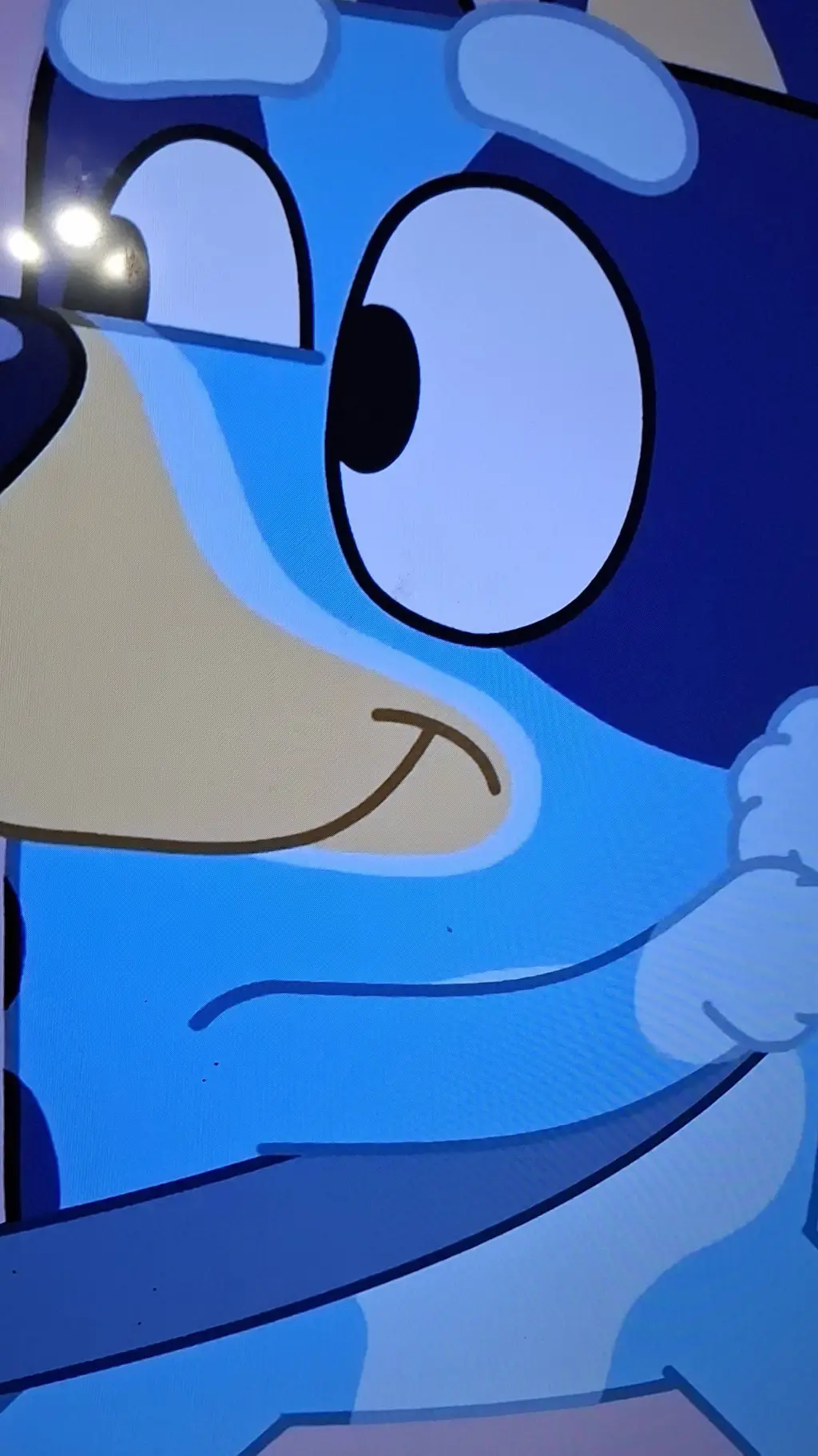 ai character: Bluey!!💙 background