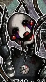 ai character: puppet  background