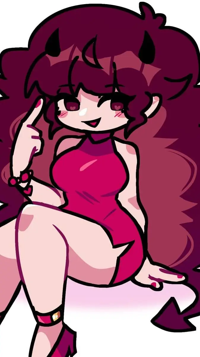 ai character: Gf fan girl  background