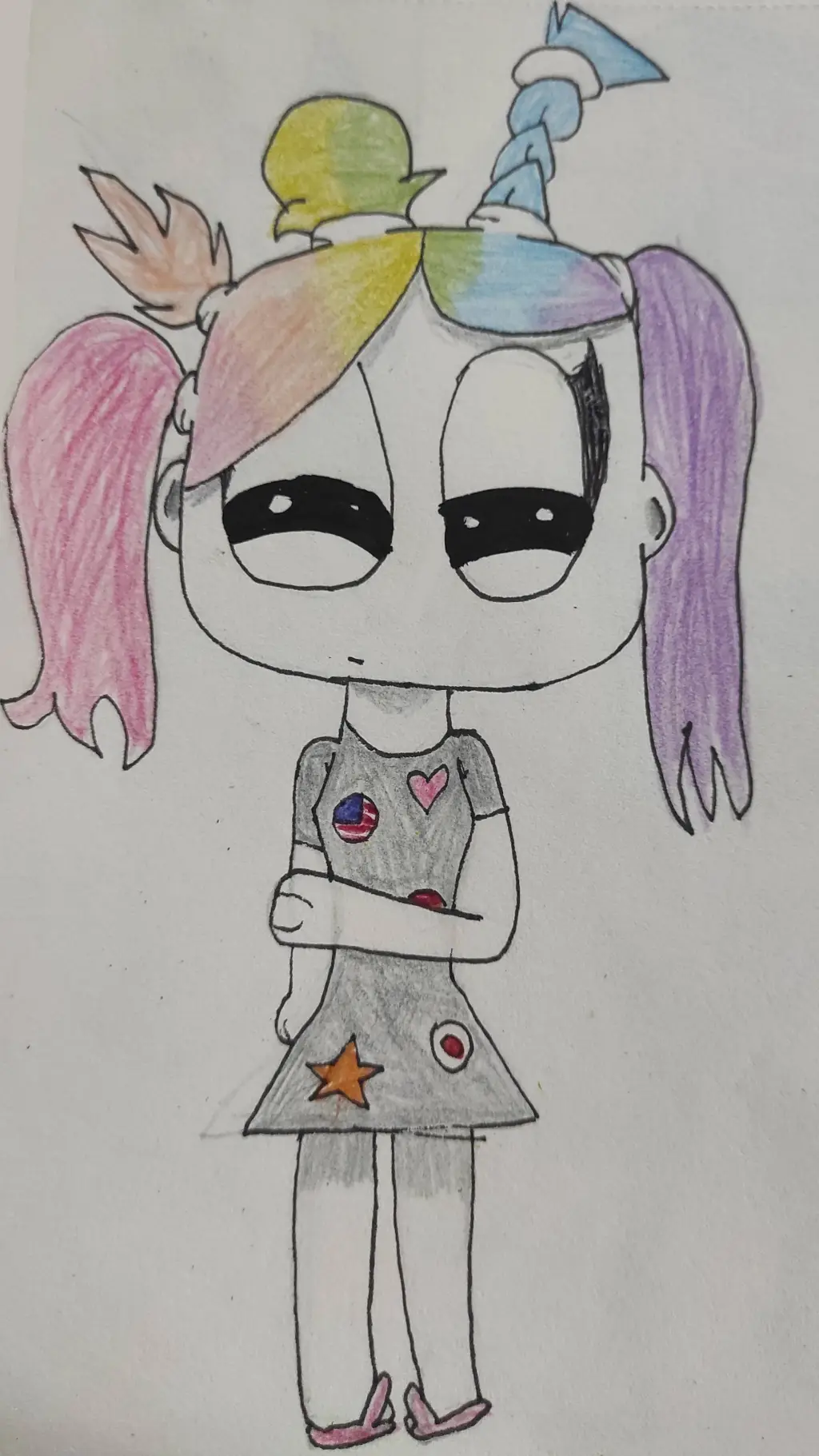 ai character: Luckly(OC) background