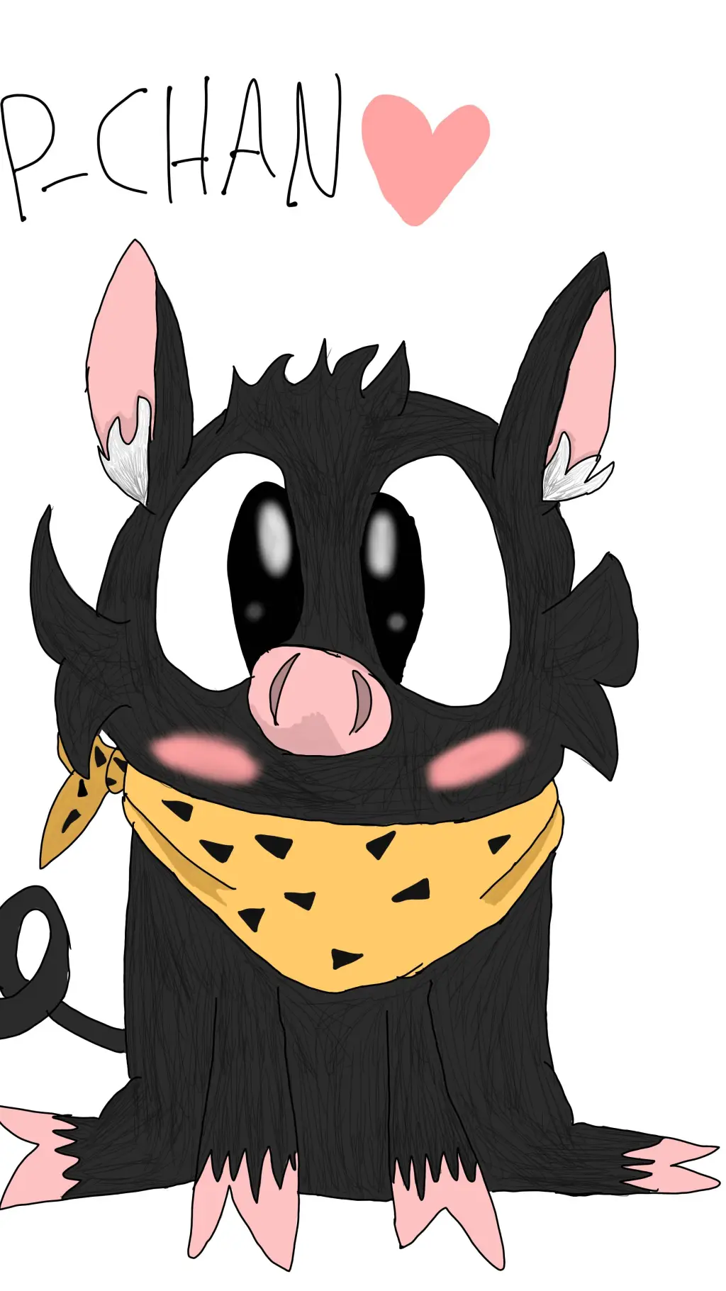 ai character: P-Chan  background