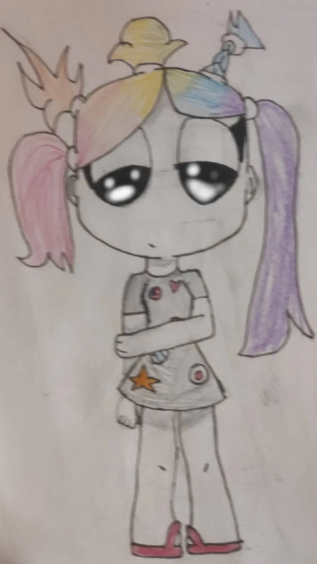 ai character: Luckly(OC) background