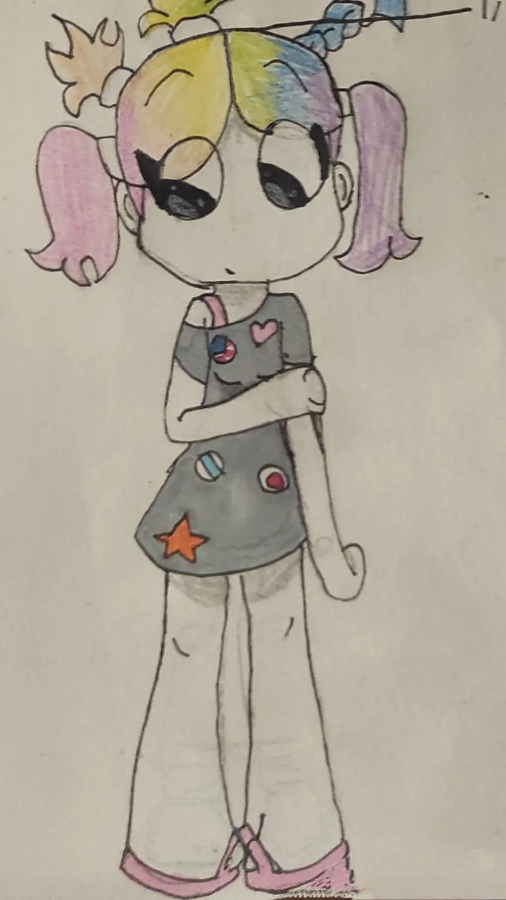 ai character: Luckly(OC) background