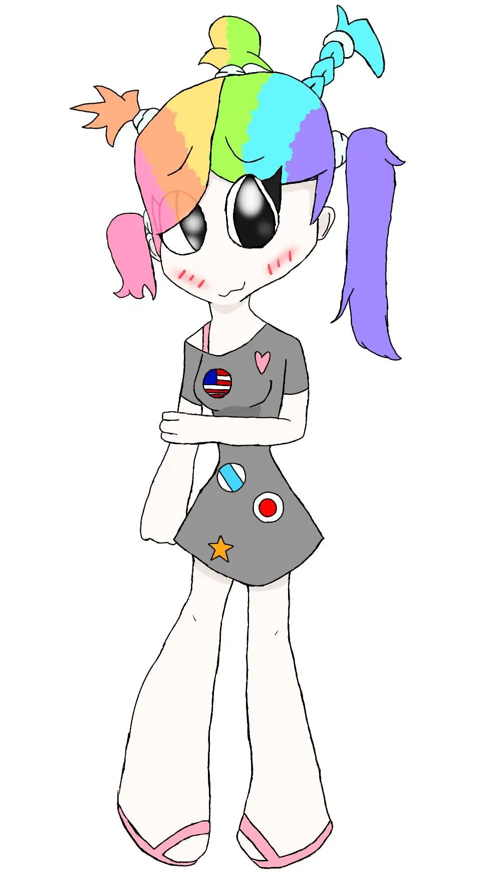 ai character: Luckly(OC) background
