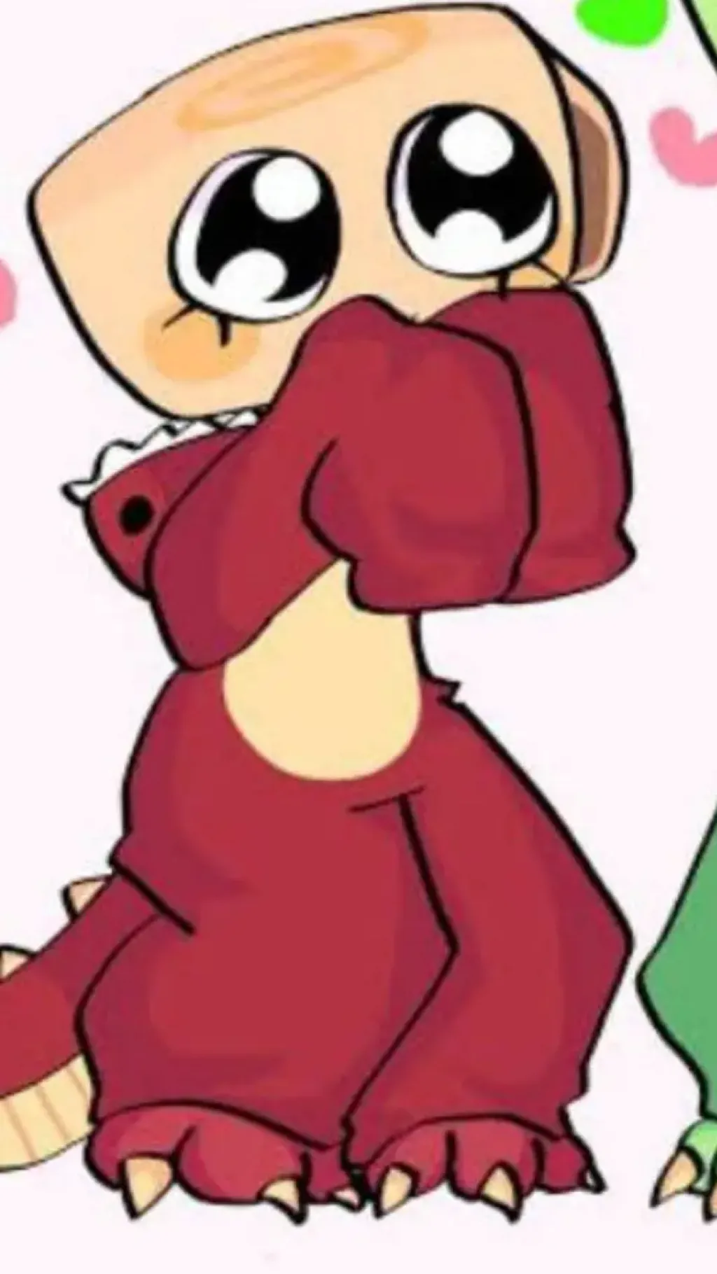 ai character: 🦕🦖SH311Y🐚 background