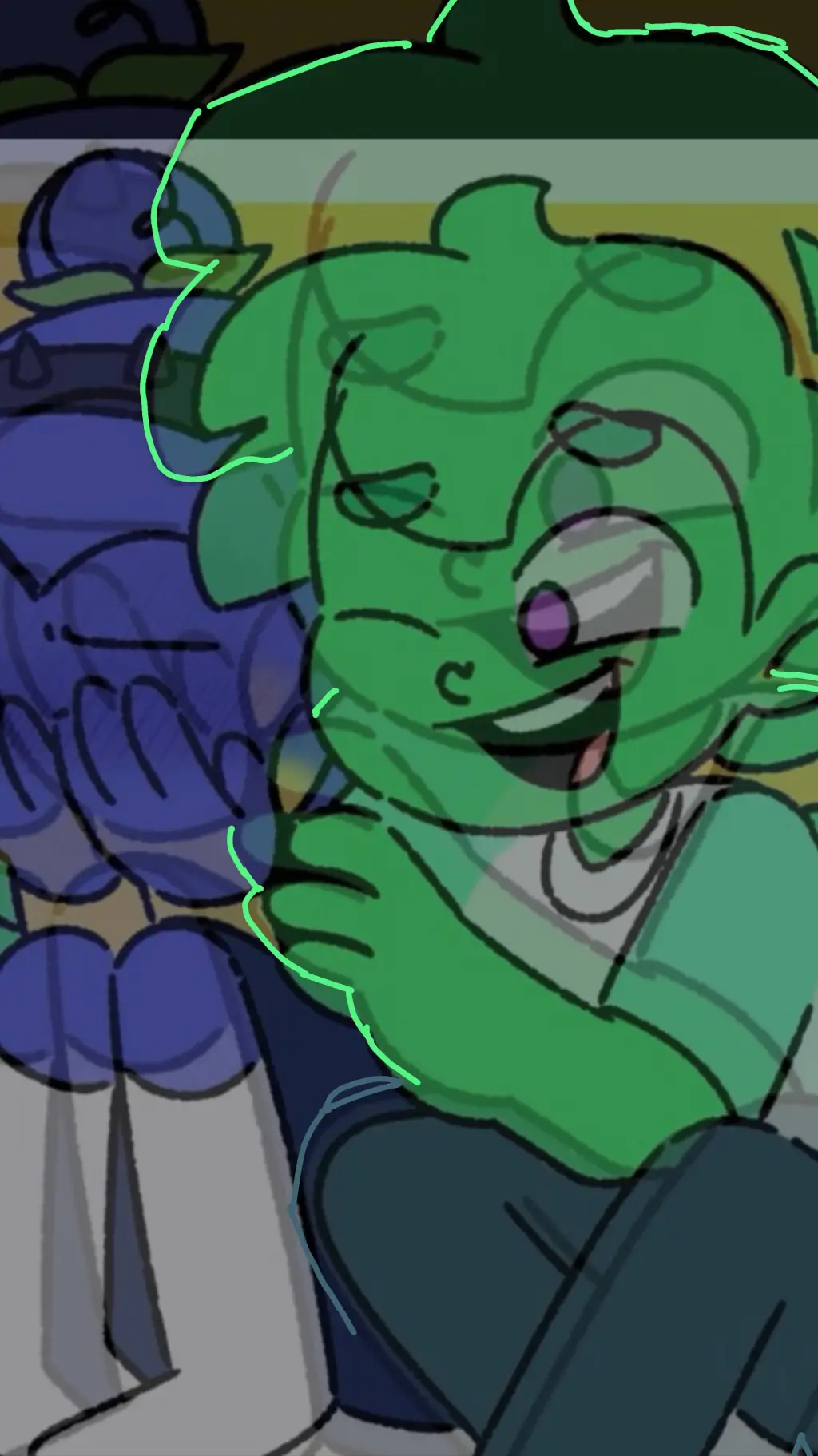 ai character: ★vc e a oc★ background