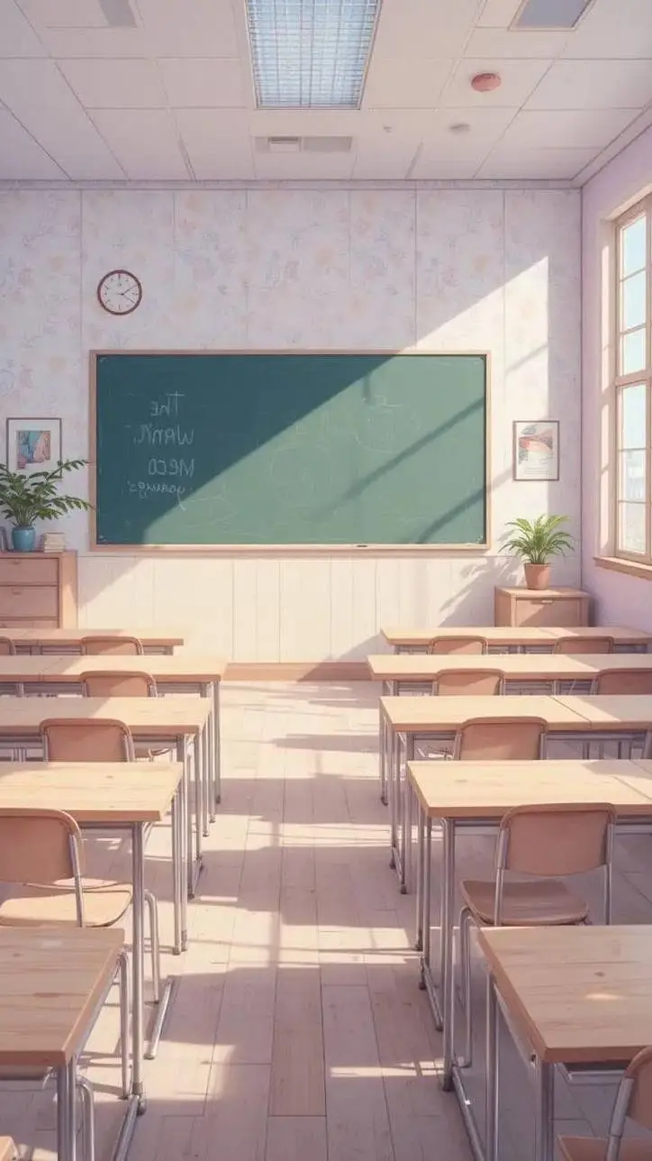 ai character: Classroom  background