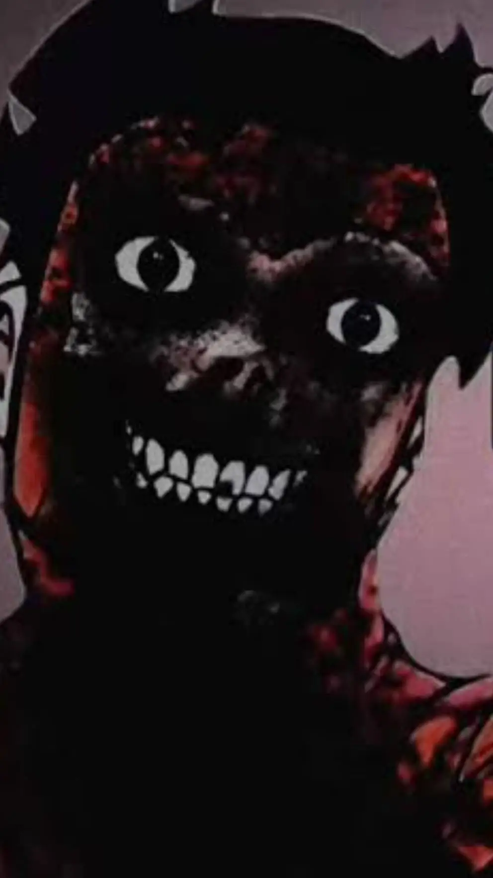 ai character: grotesque mark background
